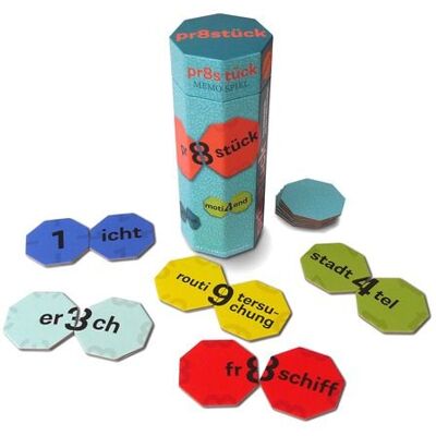 MeterMorphosen Prachtstück /Pr8stück. Das Memospiel mit der Zahl im Wort MeterMorphosen Prachtstück /Pr8stück. Das Memospiel mit der Zahl im Wort
