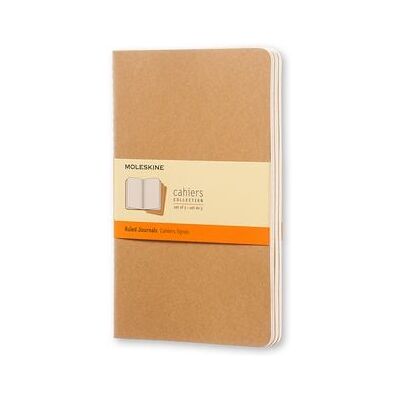 Moleskine Cahier large liniert packpapierbraun DIN A5. 3er Pack Moleskine Cahier large liniert packpapierbraun DIN A5. 3er Pack