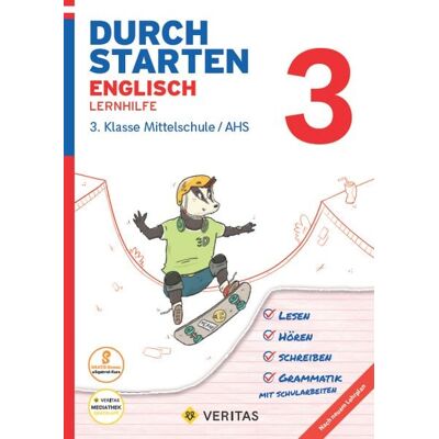 VERITAS Verlags- und Handelsgesellschaft m.b.H. Durchstarten Englisch 3. Klasse Mittelschule/AHS Lernhilfe (mit Audio-CD) VERITAS Verlags- und Handelsgesellschaft m.b.H. Durchstarten Englisch 3. Klasse Mittelschule/AHS Lernhilfe (mit Audio-CD)