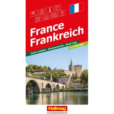 Hallwag Strassenkarte Frankreich 1:1 Mio. Hallwag Strassenkarte Frankreich 1:1 Mio.