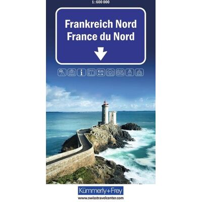 Kümmerly+Frey Strassenkarte Frankreich Nord 1:600.000 Kümmerly+Frey Strassenkarte Frankreich Nord 1:600.000