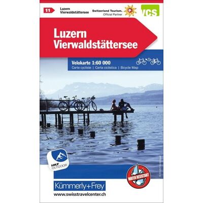 Kümmerly+Frey Velokarte 11 Luzern, Vierwaldstättersee 1:60.000 Kümmerly+Frey Velokarte 11 Luzern, Vierwaldstättersee 1:60.000
