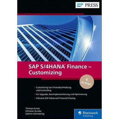 Rheinwerk eBooks SAP S/4HANA Finance - Customizing Rheinwerk eBooks SAP S/4HANA Finance - Customizing