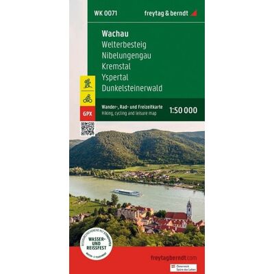 KOMPASS freytag und berndt freytag & berndt Wanderkarte WK 0071 Wachau, Welterbesteig - Nibelungengau - Kremstal - Yspertal - Dunkelsteinerwald 1:50.000 KOMPASS freytag und berndt freytag & berndt Wanderkarte WK 0071 Wachau, Welterbesteig - Nibelungengau - Kremstal - Yspertal - Dunkelsteinerwald 1:50.000