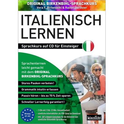 Klarsicht Verlag Hamburg Italienisch lernen für Einsteiger 1+2 (ORIGINAL BIRKENBIHL) Klarsicht Verlag Hamburg Italienisch lernen für Einsteiger 1+2 (ORIGINAL BIRKENBIHL)