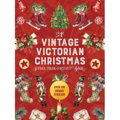 Workman A Vintage Victorian Christmas Sticker, Color & Activity Book Workman A Vintage Victorian Christmas Sticker, Color & Activity Book