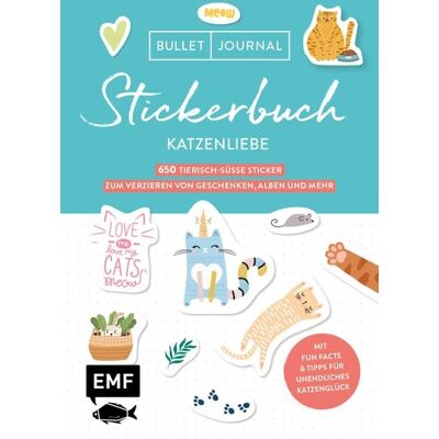 Edition Michael Fischer / EMF Verlag Bullet Journal Stickerbuch – Katzenliebe Edition Michael Fischer / EMF Verlag Bullet Journal Stickerbuch – Katzenliebe