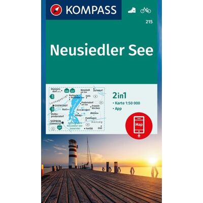 Kompass-Karten KOMPASS Wanderkarte 215 Neusiedler See 1:50.000 Kompass-Karten KOMPASS Wanderkarte 215 Neusiedler See 1:50.000