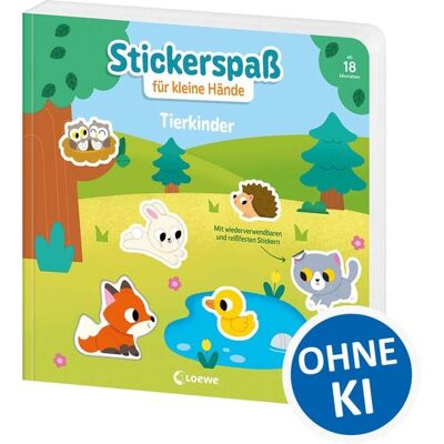 Loewe Stickerspaß für kleine Hände - Tierkinder Loewe Stickerspaß für kleine Hände - Tierkinder