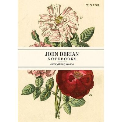 Workman John Derian Paper Goods: Everything Roses Notebooks Workman John Derian Paper Goods: Everything Roses Notebooks
