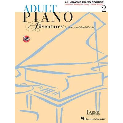 Faber Piano Adventures Adult Piano Adventures All-In-One Piano Course Book 2 Book/Online Audio Faber Piano Adventures Adult Piano Adventures All-In-One Piano Course Book 2 Book/Online Audio