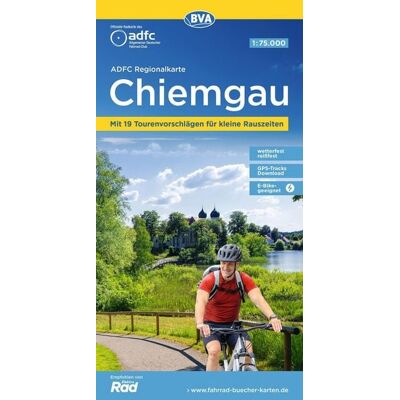 Kompass-Karten BVA ADFC Regionalkarte Chiemgau 1:75.000 Kompass-Karten BVA ADFC Regionalkarte Chiemgau 1:75.000