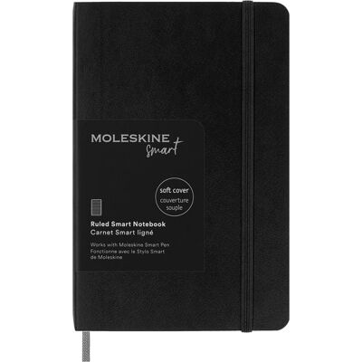 Moleskine Smart Notebook, Pocket, Ruled, Black, Soft Cover (3.5 x 5.5) Moleskine Smart Notebook, Pocket, Ruled, Black, Soft Cover (3.5 x 5.5)