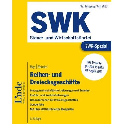 Linde SWK-Spezial Reihen- und Dreiecksgeschäfte Linde SWK-Spezial Reihen- und Dreiecksgeschäfte