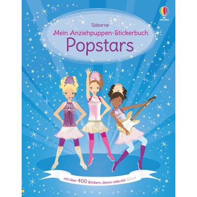 Usborne Mein Anziehpuppen-Stickerbuch: Popstars Usborne Mein Anziehpuppen-Stickerbuch: Popstars
