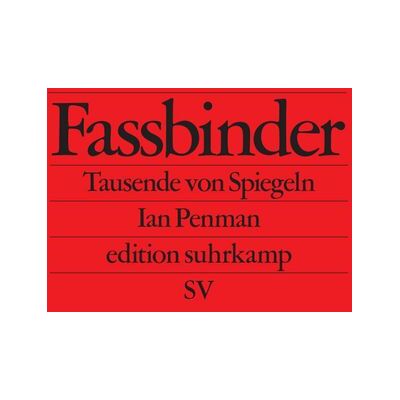 Suhrkamp Fassbinder Suhrkamp Fassbinder