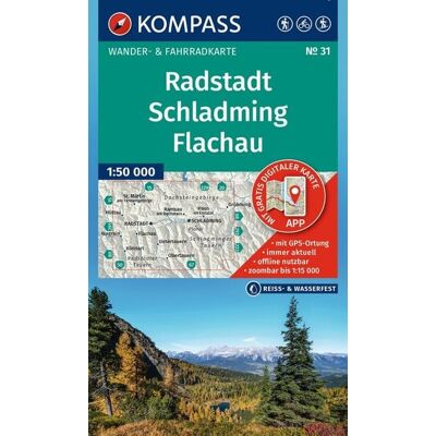 Kompass-Karten KOMPASS Wanderkarte 31 Radstadt, Schladming, Flachau 1:50.000 Kompass-Karten KOMPASS Wanderkarte 31 Radstadt, Schladming, Flachau 1:50.000