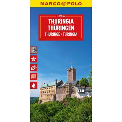 MairDuMont MARCO POLO Reisekarte Thüringen 1:200.000 MairDuMont MARCO POLO Reisekarte Thüringen 1:200.000