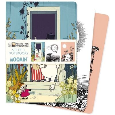 BrownTrout Dreier Set DIN-A5-Format-Notizbücher: Mumin – Moomin BrownTrout Dreier Set DIN-A5-Format-Notizbücher: Mumin – Moomin