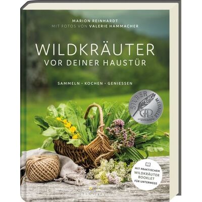 Ars vivendi Wildkräuter vor deiner Haustür - Silbermedaille GAD 2022 - Deutscher Kochbuchpreis (bronze) Ars vivendi Wildkräuter vor deiner Haustür - Silbermedaille GAD 2022 - Deutscher Kochbuchpreis (bronze)
