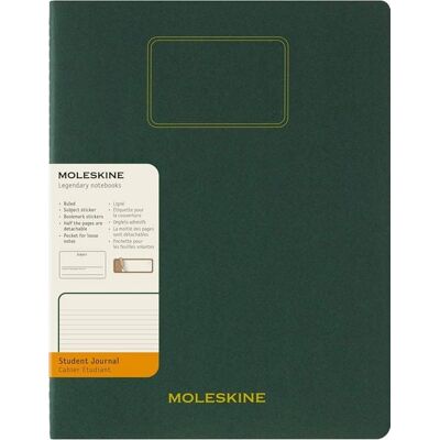 Moleskine Student Cahier, XXL, liniert, Kartoneinband, Myrtengrün Moleskine Student Cahier, XXL, liniert, Kartoneinband, Myrtengrün