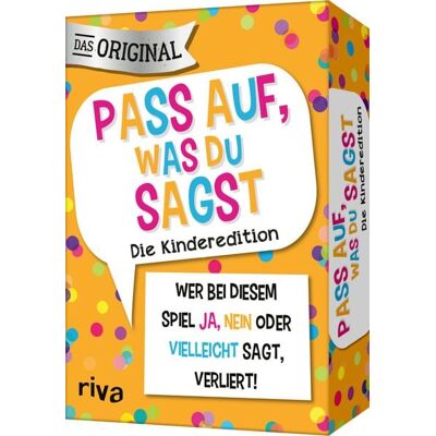 Riva Pass auf, was du sagst – Die Kinderedition Riva Pass auf, was du sagst – Die Kinderedition