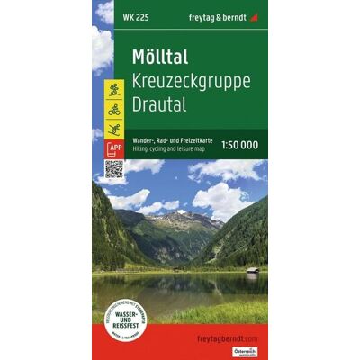 KOMPASS freytag und berndt freytag & berndt Wanderkarte WK 225 Mölltal, Kreuzeckgruppe - Drautal 1:50.000 KOMPASS freytag und berndt freytag & berndt Wanderkarte WK 225 Mölltal, Kreuzeckgruppe - Drautal 1:50.000