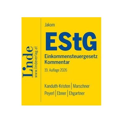 Linde Jakom EStG Einkommensteuergesetz 2026 Linde Jakom EStG Einkommensteuergesetz 2026