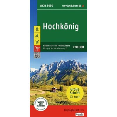 KOMPASS freytag und berndt freytag & berndt Wanderkarte WKXL 3030 Hochkönig XL 1:30.000 KOMPASS freytag und berndt freytag & berndt Wanderkarte WKXL 3030 Hochkönig XL 1:30.000