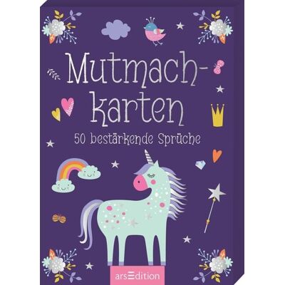 arsedition Mutmachkarten – Einhorn arsedition Mutmachkarten – Einhorn