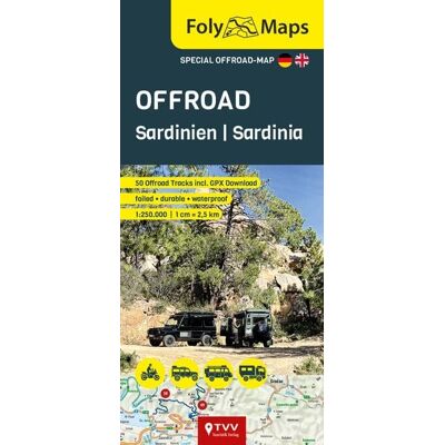 TVV Touristik-Verlag GmbH FolyMaps OFFROAD Sardinien 1:250 000 TVV Touristik-Verlag GmbH FolyMaps OFFROAD Sardinien 1:250 000