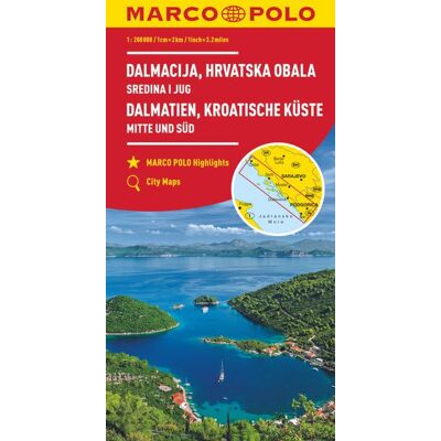 MairDuMont MARCO POLO Karte HR Dalmatien, Kroatische Küste 1: 200 000 MairDuMont MARCO POLO Karte HR Dalmatien, Kroatische Küste 1: 200 000