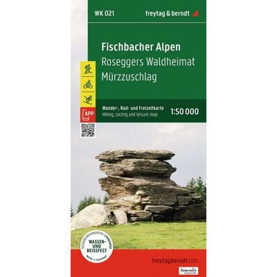 KOMPASS Freytag & Berndt freytag & berndt Wanderkarte WK 021 Fischbacher Alpen, Roseggers Waldheimat - Mürzzuschlag 1:50.000 KOMPASS Freytag & Berndt freytag & berndt Wanderkarte WK 021 Fischbacher Alpen, Roseggers Waldheimat - Mürzzuschlag 1:50.000