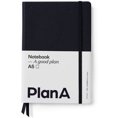 Thalia Notizbuch A5 Hardcover Blanko Midnight Black Thalia Notizbuch A5 Hardcover Blanko Midnight Black