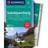 Kompass-Karten KOMPASS Wanderführer SalzAlpenSteig, Chiemsee, Königssee, Hallstätter See, 40 Touren