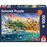 Schmidt Spiele Schmidt 58324 - Die Welt der Tiere, Puzzle