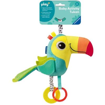 Ravensburger Baby Kuscheltier - Weiches Aktivitäts-Tukan ab 0 Monaten Ravensburger Baby Kuscheltier - Weiches Aktivitäts-Tukan ab 0 Monaten