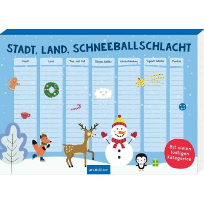 arsedition Stadt, Land, Schneeballschlacht arsedition Stadt, Land, Schneeballschlacht
