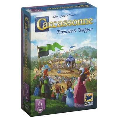 Asmodee Carcassonne - Erweiterung 6 Turniere & Wappen (v3.1) DE Asmodee Carcassonne - Erweiterung 6 Turniere & Wappen (v3.1) DE
