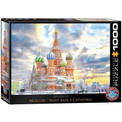 Eurographics Vasil der Gesegnete Tempel Moskau 1000 Teile - Puzzle Eurographics Vasil der Gesegnete Tempel Moskau 1000 Teile - Puzzle