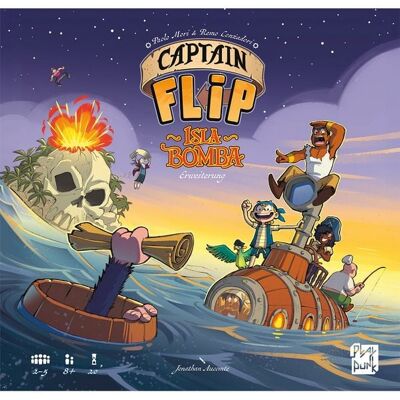 Asmodee Captain Flip Isla Bomba, Erweitung zum Familienspiel Captain Flip nominiert zum Spiel des Jahres 2024 Asmodee Captain Flip Isla Bomba, Erweitung zum Familienspiel Captain Flip nominiert zum Spiel des Jahres 2024