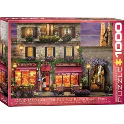 Eurographics Rotes Hut Restaurant Puzzle - 1000 Teile Eurographics Rotes Hut Restaurant Puzzle - 1000 Teile