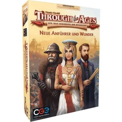 Tschechische Edition CZ109 - Neue Anführer und Wunder: Durch die Zeitalter, Erweiterung für 2-4 Spieler - Gesellschaftsspiel Tschechische Edition CZ109 - Neue Anführer und Wunder: Durch die Zeitalter, Erweiterung für 2-4 Spieler - Gesellschaftsspiel
