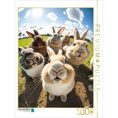 CALVENDO Puzzle Hasen 1000 Teile Lege-Größe 64x48cm Foto-Puzzle für glückliche Stunden CALVENDO Puzzle Hasen 1000 Teile Lege-Größe 64x48cm Foto-Puzzle für glückliche Stunden