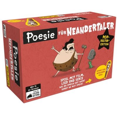 Exploding Kittens EXKD0054 - Poesie für Neandertaler: Popkultur-Edition - Kartenspiel Exploding Kittens EXKD0054 - Poesie für Neandertaler: Popkultur-Edition - Kartenspiel