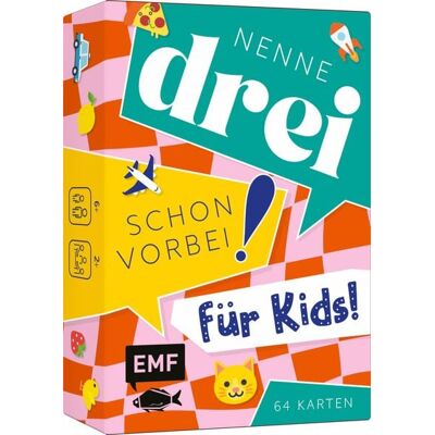 Edition Michael Fischer Kartenspiel - Nenne Drei - Für Kids Edition Michael Fischer Kartenspiel - Nenne Drei - Für Kids