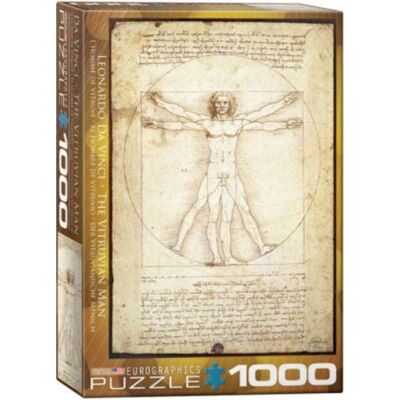 Eurographics Puzzle Vitruvianischer Mensch - Proportionen der menschlichen Figur 1000 Teile - Puzzle Eurographics Puzzle Vitruvianischer Mensch - Proportionen der menschlichen Figur 1000 Teile - Puzzle