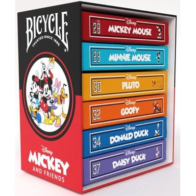 AGM Müller Bicycle Disney Mickey & Friends Box Set - 6 Decks (Designer Spielkarten, Poker, Skat, ...) AGM Müller Bicycle Disney Mickey & Friends Box Set - 6 Decks (Designer Spielkarten, Poker, Skat, ...)