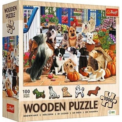 Trefl Holz Puzzle 1000 - Hunde Trefl Holz Puzzle 1000 - Hunde