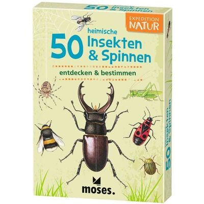 Moses Verlag GmbH Expedition Natur - 50 heimische Insekten & Spinnen Moses Verlag GmbH Expedition Natur - 50 heimische Insekten & Spinnen